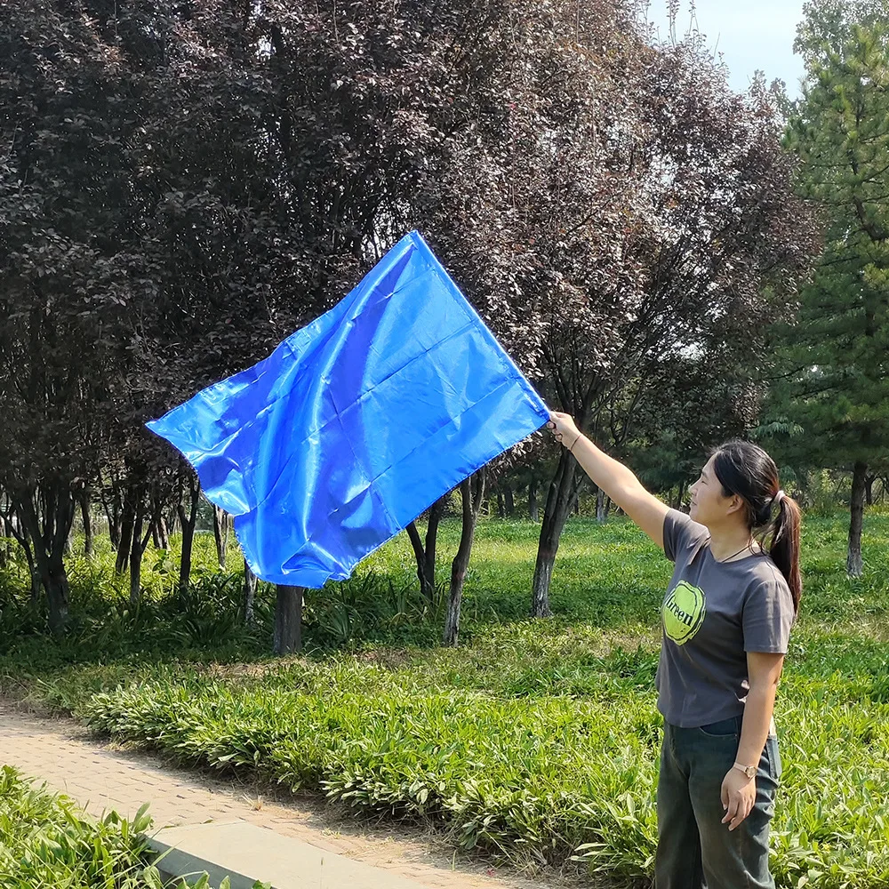 Clothing rectangle flag praise flag worship flag color optional dance props streamer sequins opening dance tassel