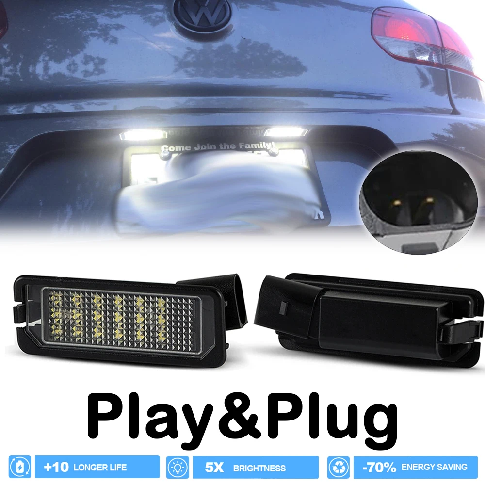 

Светодиодный задний фонарь номерного знака для Porsche Cayenne Amarok 10 VW Scirocco Phaeton Polo Passat CC New Beetles Lupo EOS Golf 4 5