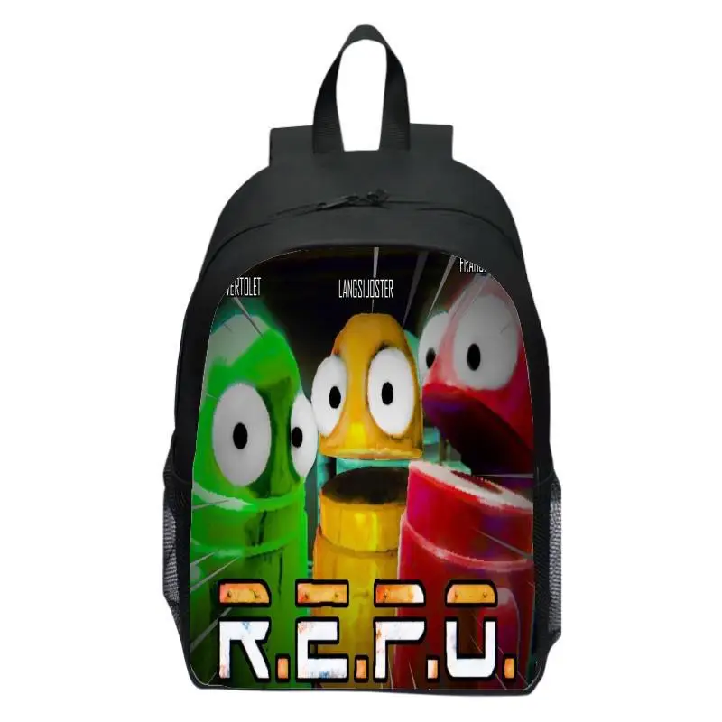 Tas ransel anak 16 inci, tas sekolah dasar, tas ransel pria dan wanita, tas TK, model baru dari game repo recycling action