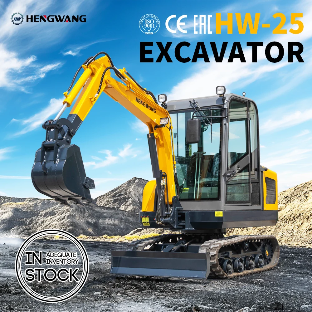 1.5 طن HW-17 حفارة صغيرة حفارة زاحفة صغيرة 1.5 طن CE/EPA Euro 5 Kubota محرك الديزل الهيدروليكي بالجملة للتخصيص