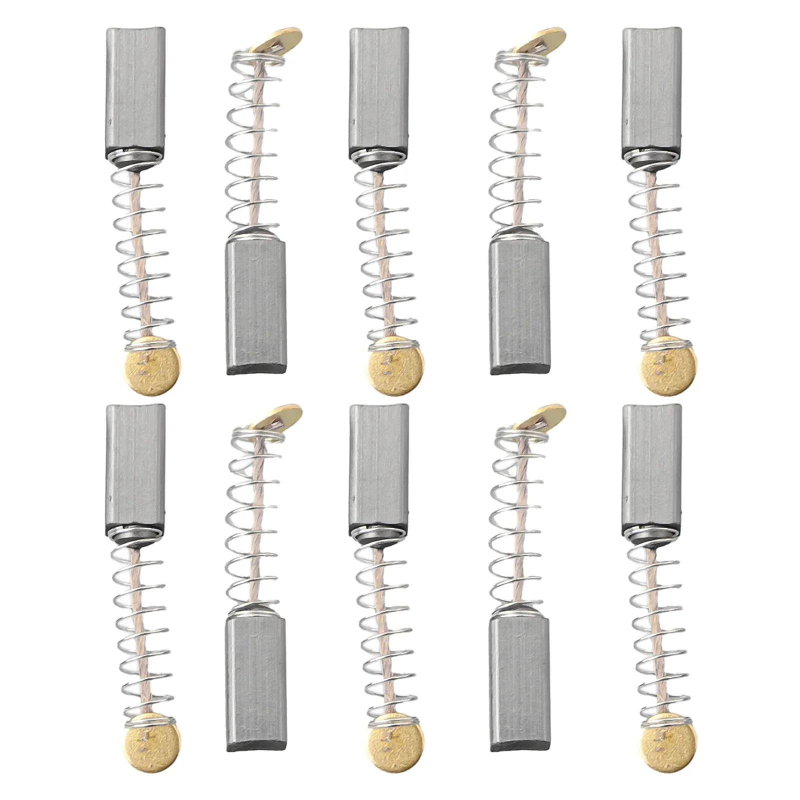 10pcs spazzola di carbone carbone 10*5*5mm per motori elettrici accessori per elettroutensili spazzole di carbone per motori elettrici di alta qualità