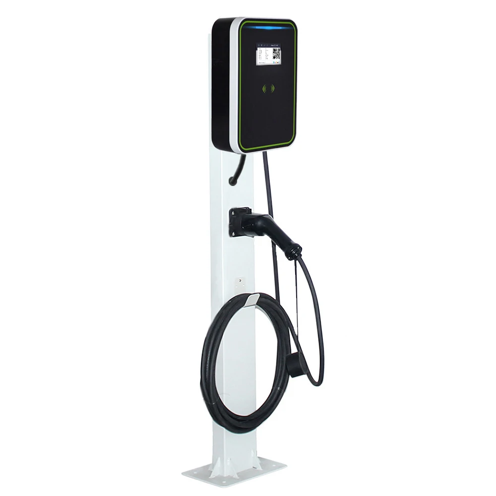 Home EVSE Wallbox Mode 3 7kw 11kw 22kw EV Charging Station Wallbox 16A 32A OCPP APP WIFI EV Charger Station