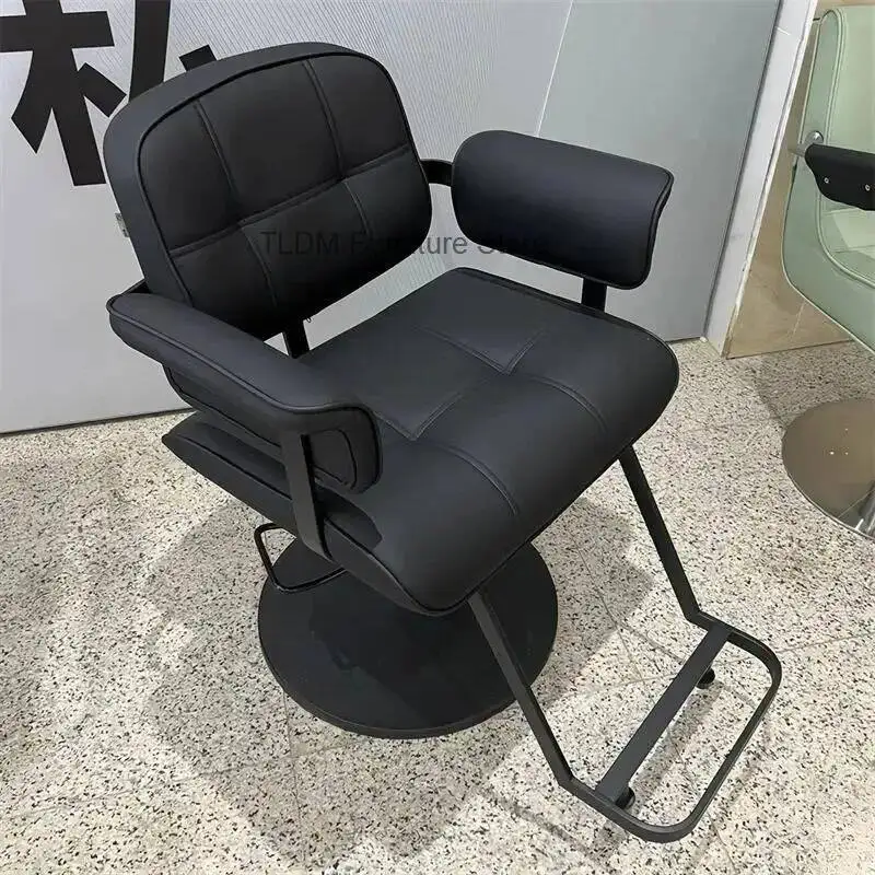 Rotate Minimalist Salon Barber Chair Lift Hair Luxury Comfortable Salon Chair Hair Exclusive Chaise De Coiffure Salon Furniture
