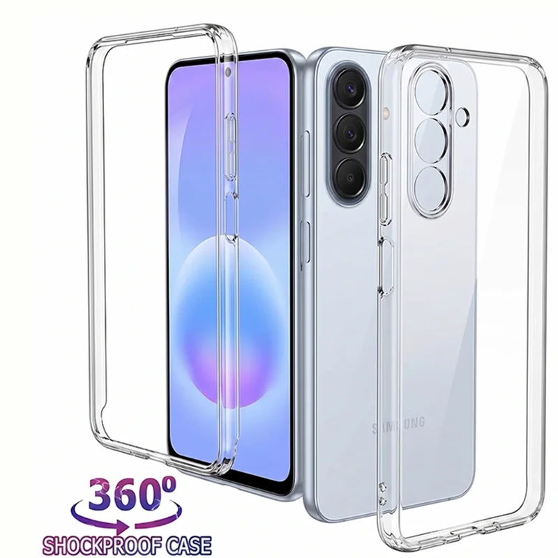 360° Volltransparente Handyhülle für Samsung Galaxy A57 A56 A55 A54 A53 A52 A37 A35 A34 A33 A26 A25 A24 A23 A17 A16 Cover