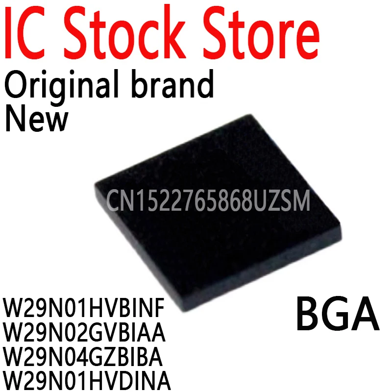 1PCS ANDFLASH IC Chip W29N01HVSINA W29N02KVSIAF W29N02GVSIAA W29N01HVBINF W29N02GVBIAA W29N04GZBIBA W29N01HVDINA