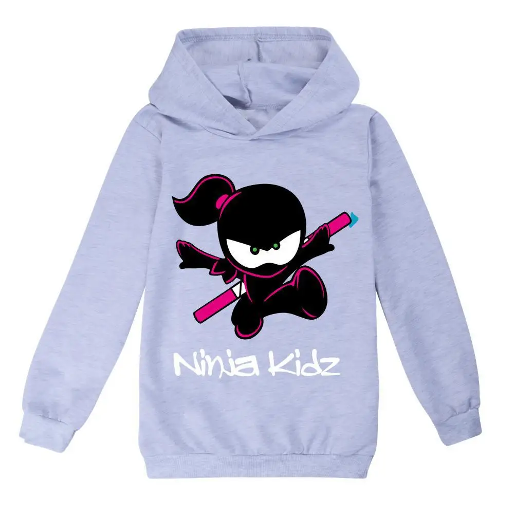 11 لون النينجا كيدز ملابس الاطفال الفتيان الفتيات القطن رقيقة البلوز أنيمي لعبة البلوز المراهقين هوديس للأطفال الملابس #5