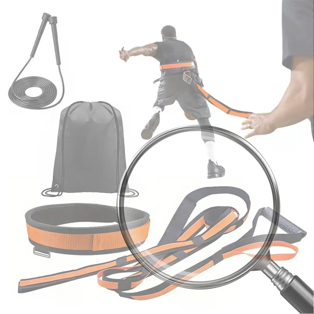 

Набор для тренировки ловкости по скорости, скоростные тренировки, натяжные веревки, регулируемая растягивающаяся лента для фитнеса для баскетбола, футбола, футбола