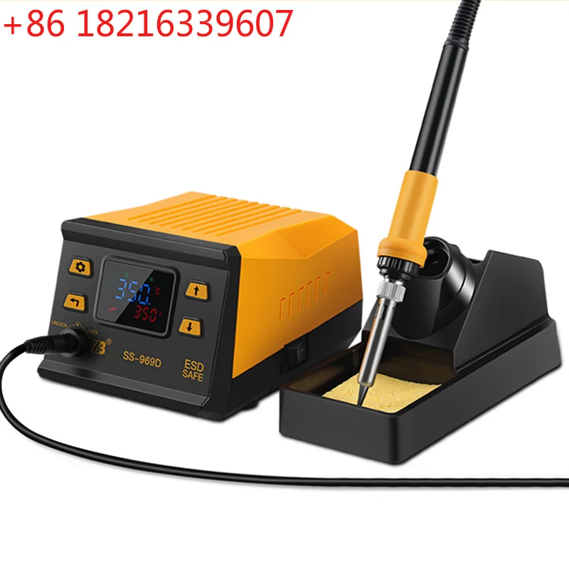 SS-969D Rework Solder Station 2 In 1 Repair Welding Repair Tool 75W Intelligent Thermostatic Digital Display Soldering Station