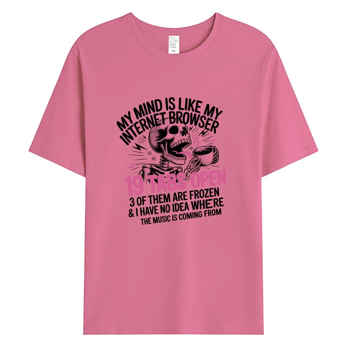 

Women's Tee Cotton T-shirt Crewneck Soft & Breathable New Graphic Print Fashion Short Sleeve Tshirt Summer Lady Tops Loose Fit