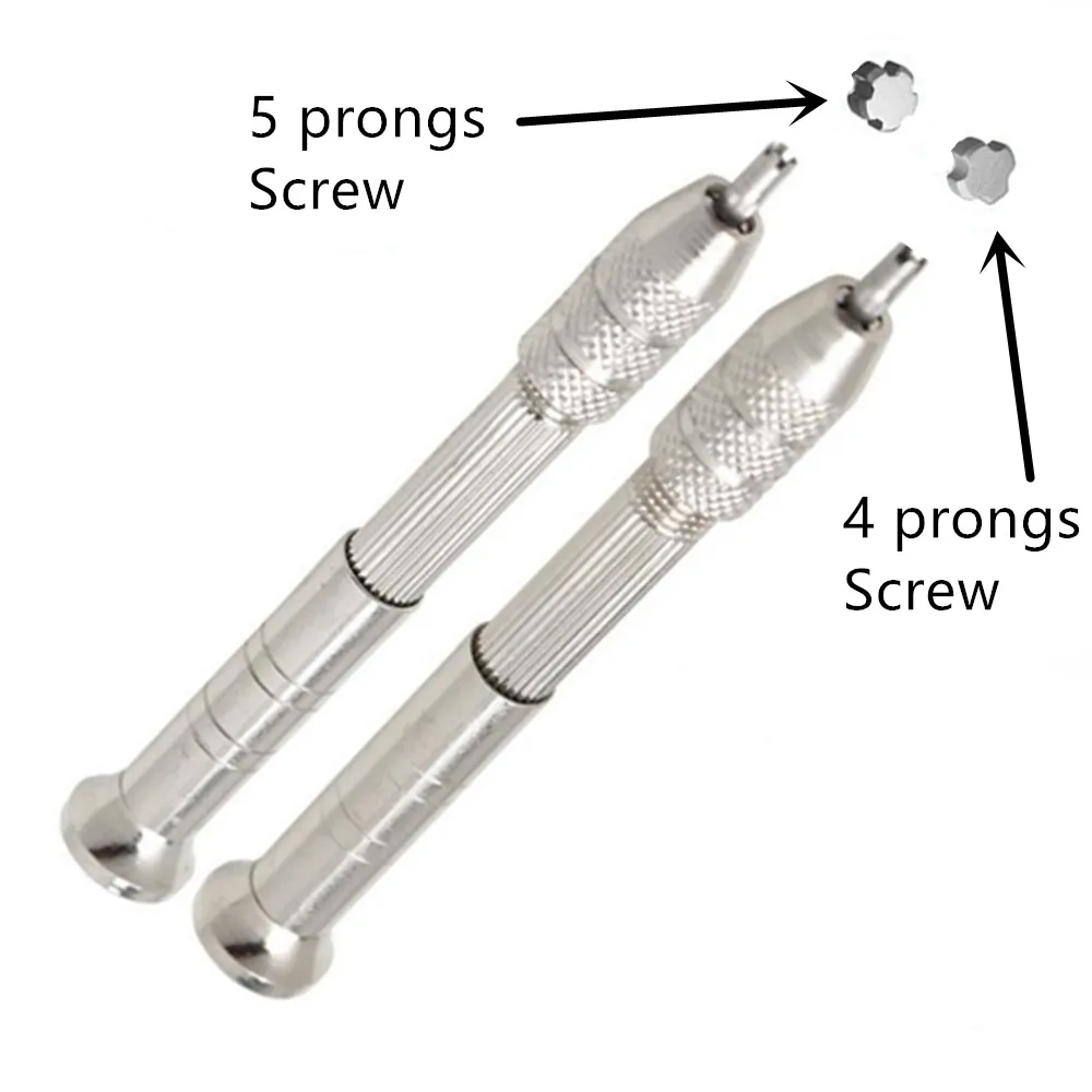 4 prongs 5 prongs 2.75mm 2.35mm Precision For RM Screwdriver Watch change watch strap band bezel Case Screw