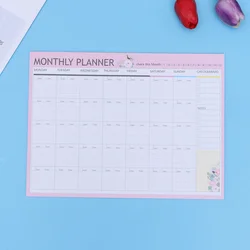 Weekly Planner Schedule Organizer for Office Desk with Tear-Off Pages and To-Do List Pad