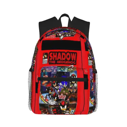 SHADOW THE HEDGEHOG COMIC COVER  Casual Backpack for Students and Adults Man backpack