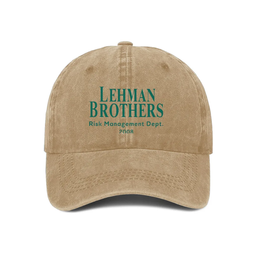 

Lehman Brothers, Отдел управления рисками, 2008, модные бейсболки, женская, мужская, Солнцезащитная шляпа, унисекс, регулируемые хлопковые шляпы