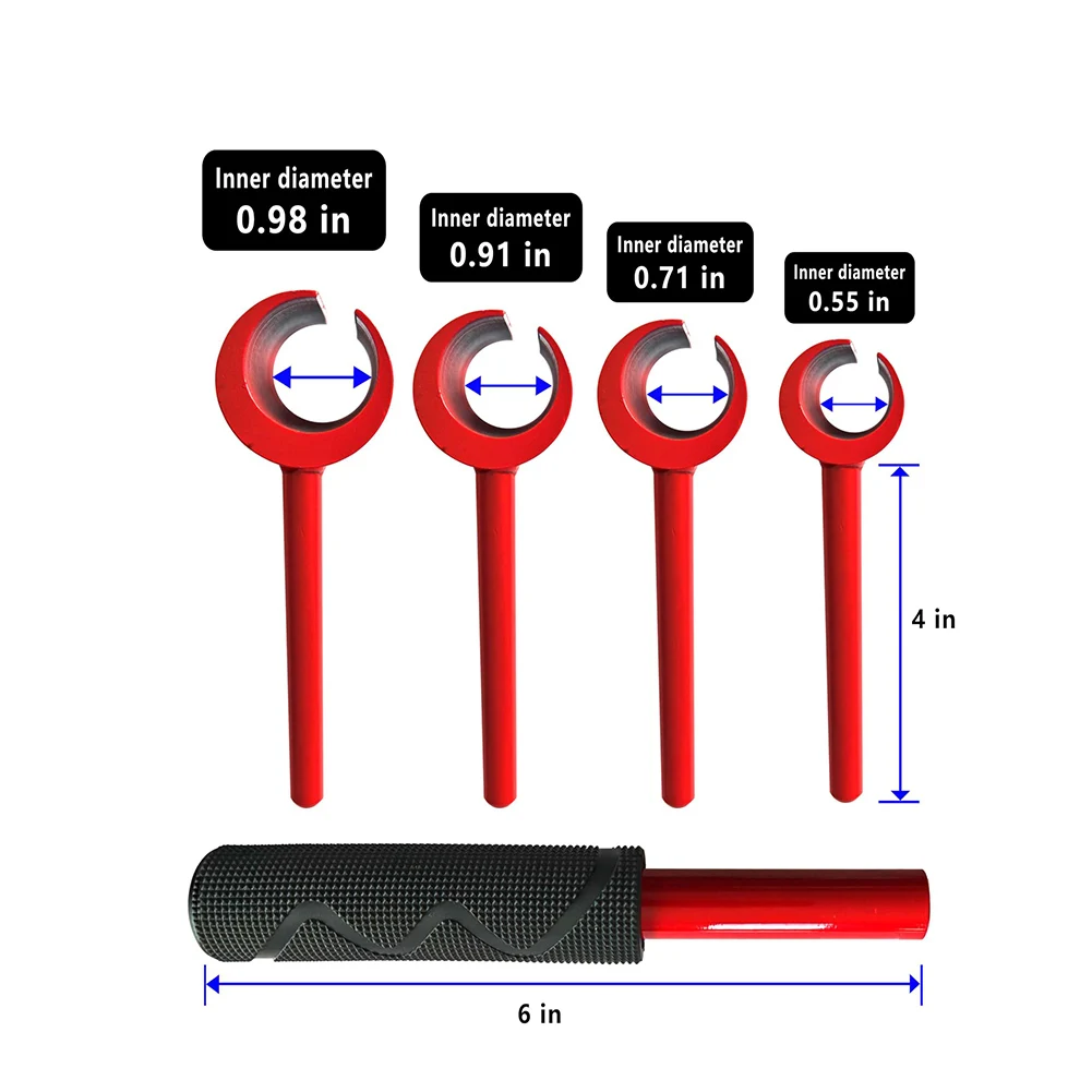 5Pcs Multi-Size Precision Hinge Gap Adjustment Wrench Set Home Improvement Tool for Door Cabinet Hinges Size 0.55 0.71 0.91 0.98