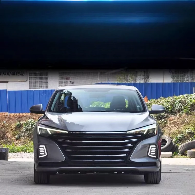 ل Changan Eado Plus 2020 2021 2022 2023 النهار تشغيل ضوء الجبهة الضباب مصباح DRL Led تتدفق بدوره مصباح إشارة الملحقات