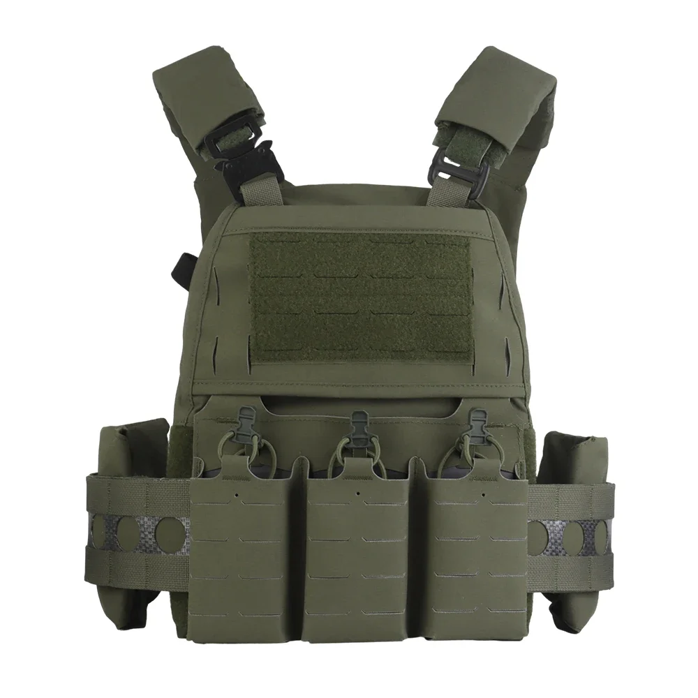 Imagem -06 - Molle-colete Tático Body Armor Portátil Airsoft Formação Bolsa Revista Triplo Ferro v5 Fcpc Placa de Caça Modular Transportadora