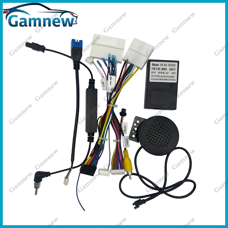 16Pin Car Wiring Harness Adapter Canbus Box Decoder For Lada Vesta NG 2023+