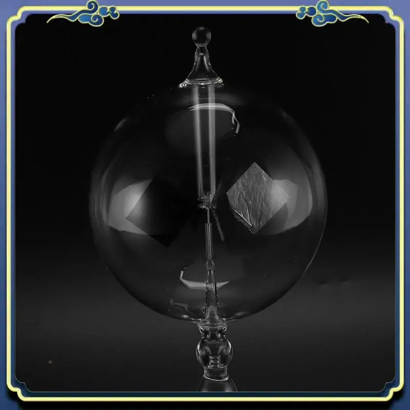 Portable 2Pcs 20.5Cm Glass Windmill Solar Powered Crookes Radiometer Light Mill/Educational Teaching Study Tool