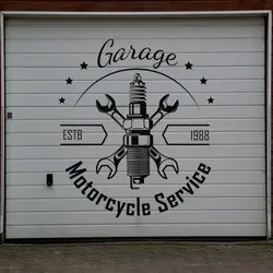 Garage Motor Service Silhouette Wall Sticker Motor Service Garage Workshop Decal Wall Art Decor Mechanic Tool Business SY1411