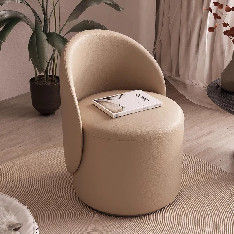 

Bedroom Internet celebrity ins makeup chair backrest living room coffee table stool