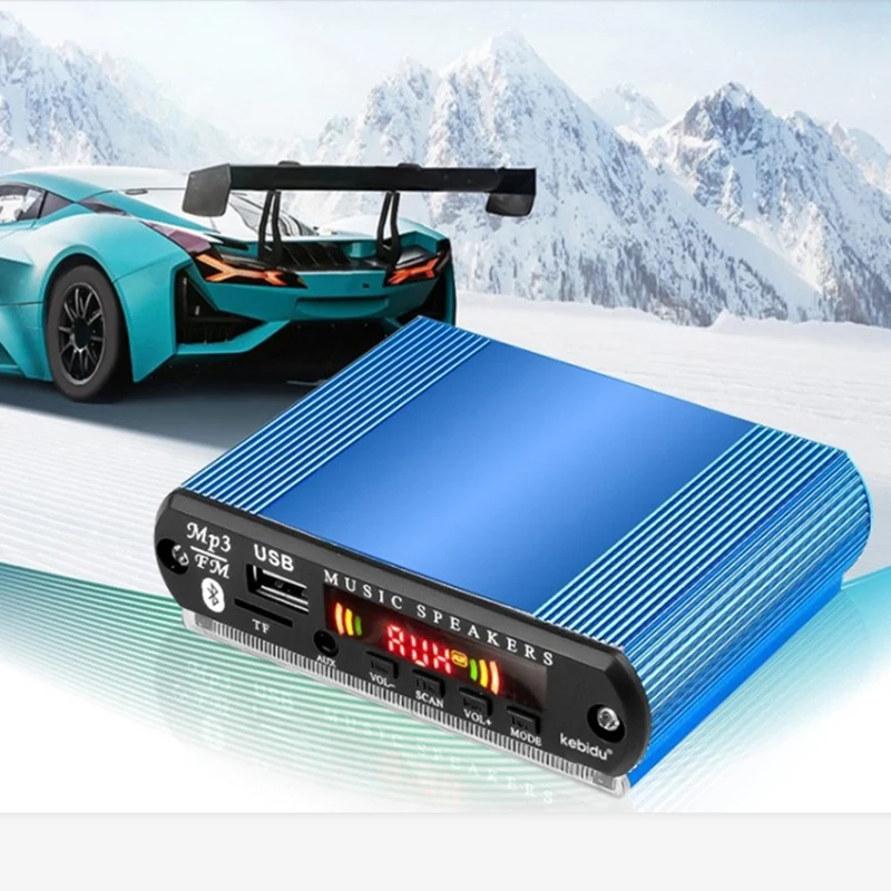 Bluetooth MP3 Player Decoder Board FM Radio, USB, TF, Wireless Audio & Hands-Free Call, Remote Control