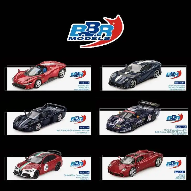

BBR в наличии 1:64 Daytona SP3 812 MC12 Rosso Imola литая под давлением диорама модель автомобиля коллекция миниатюрная игрушка