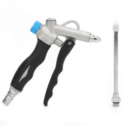 Air Dust Remover Dust Blow Gun Industrial Air Duster Adjustable Pneumatic Dust Blow Gun Handheld Compressor Cleaning Tool G1/4in