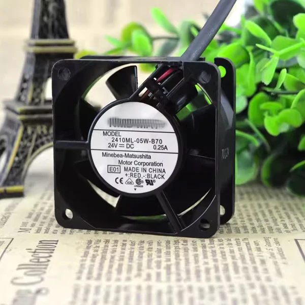 

2410ML-05W-B70 24VDC 0.25A Original Meibeiya NMB 60 * 60 * 25MM Axial Flow Fan