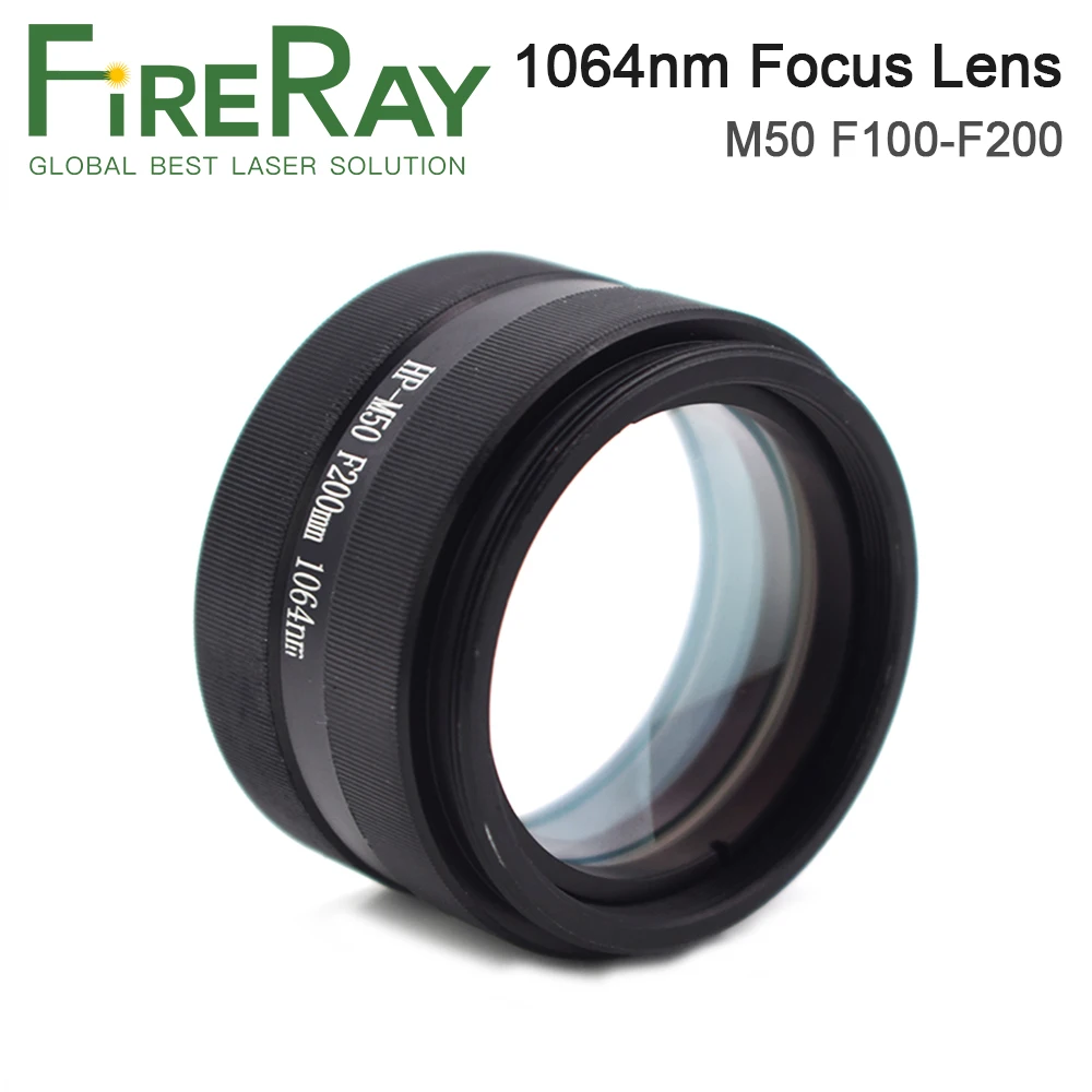 FireRay Laser Focus Lens M50 Combined Screws M50 Focus 100 110 120 150 200mm for YAG Laser Welding Machine