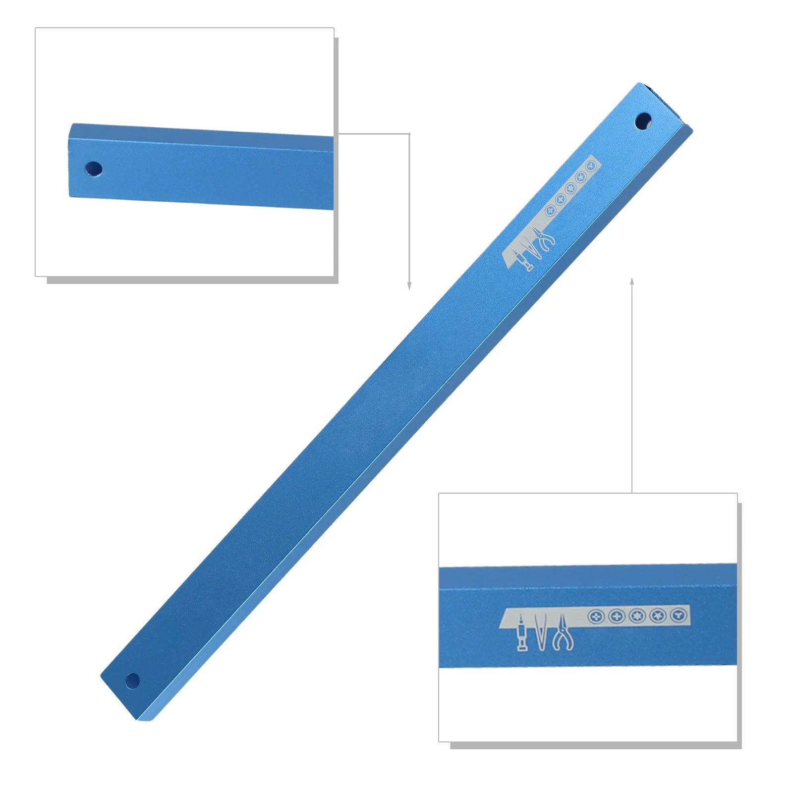 Magnetic Absorption Bar for Tool Storage and Repair Fixtures Metal Organizer for Screwdrivers and Mobile Phone Tools