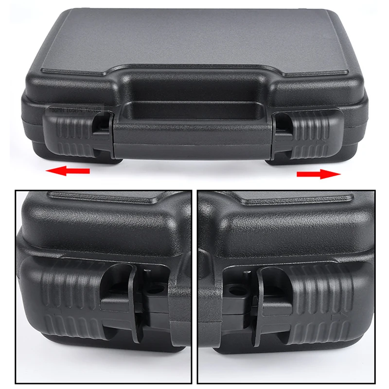 Tool Box Hard Carry Case Instrument Box Plastic Tool Case Impact Resistant Safety Equipment Camera Storage with Foam