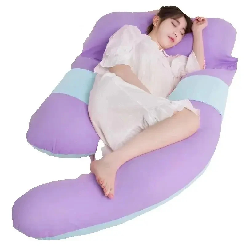 Adjustable Width Pregnancy Pillow U-shaped Belly Support Waist Pillow Removable Washable Pregnant Women Sleeping Pillows