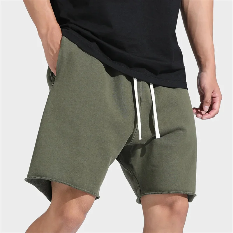 New Fitness Sport Shorts Men\'s Summer Trend Breathable Loose outdoors Sweatpants Running Basketball Training Fitness shorts men