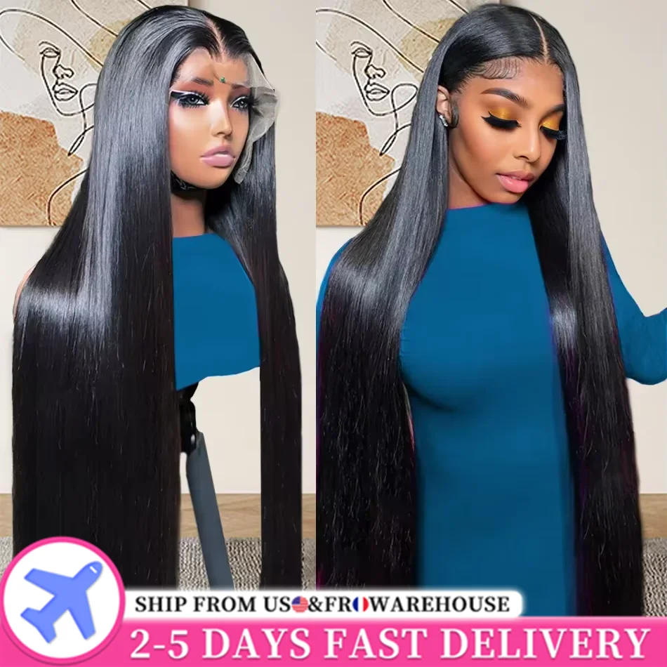 32 Inch Bone Straight Lace Front Wigs Human Hair 13x4 13x6 Hd Lace Frontal Wig 360 Full Lace Wigs For Women Brazilian Preplucked