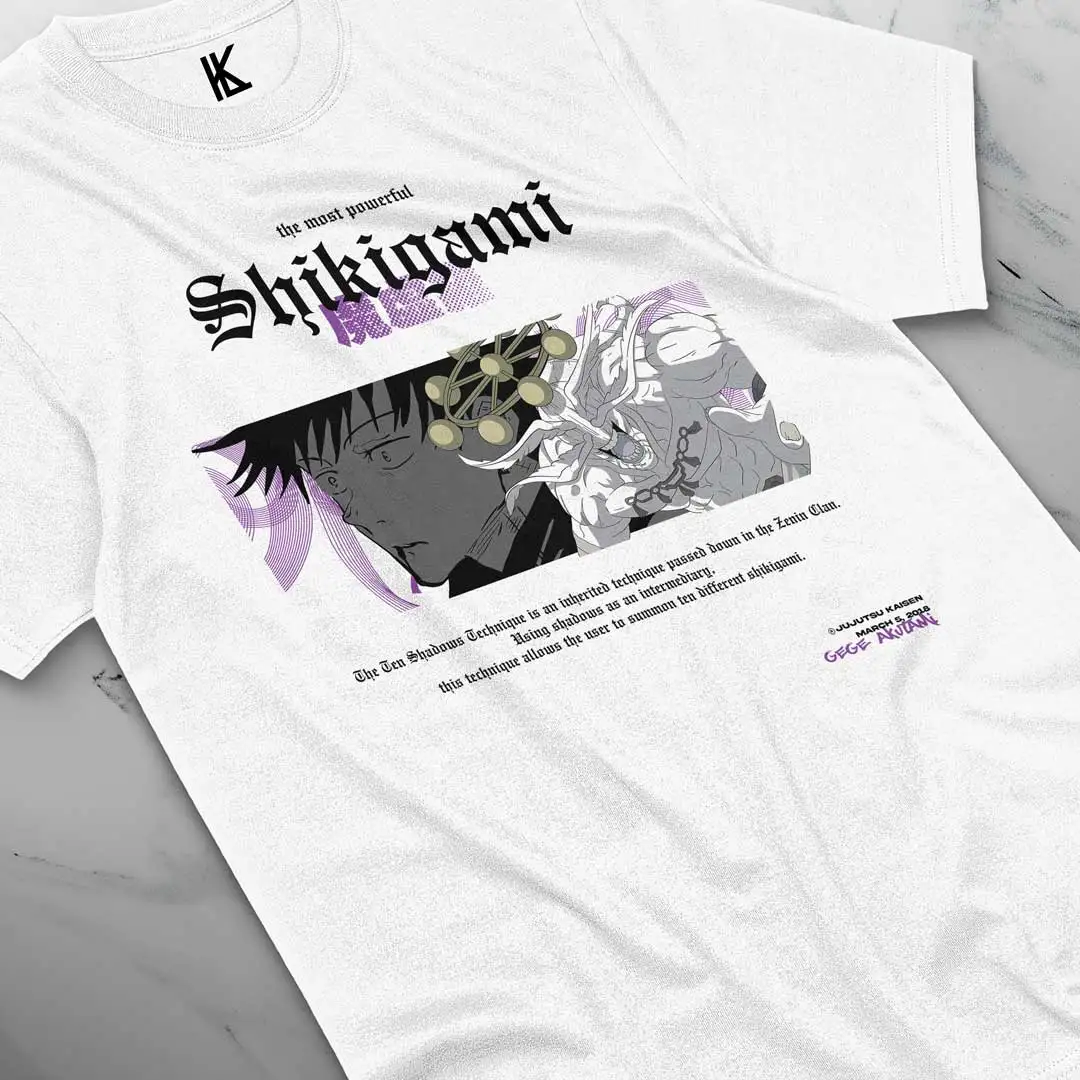 Mahoraga T-shirt Jujutsu Kaisen Gojo Satoru Megumi Fushiguro T shirt