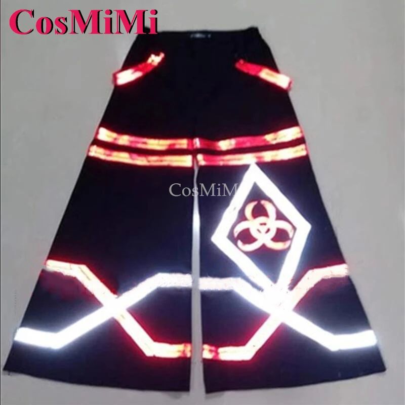 CosMiMi Fashion AUS Style Ghost Dance Pants Melbourne Shuffle Phat Pants جرس قيعان مشرق للغاية تأثير عاكس بنطلون