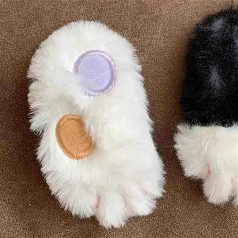 Girls Hair Clip Paws Women Kid Hairgrips Cats Claw Headdress Barrettes Furry Paws Sweet 2000s Girls Hairpins