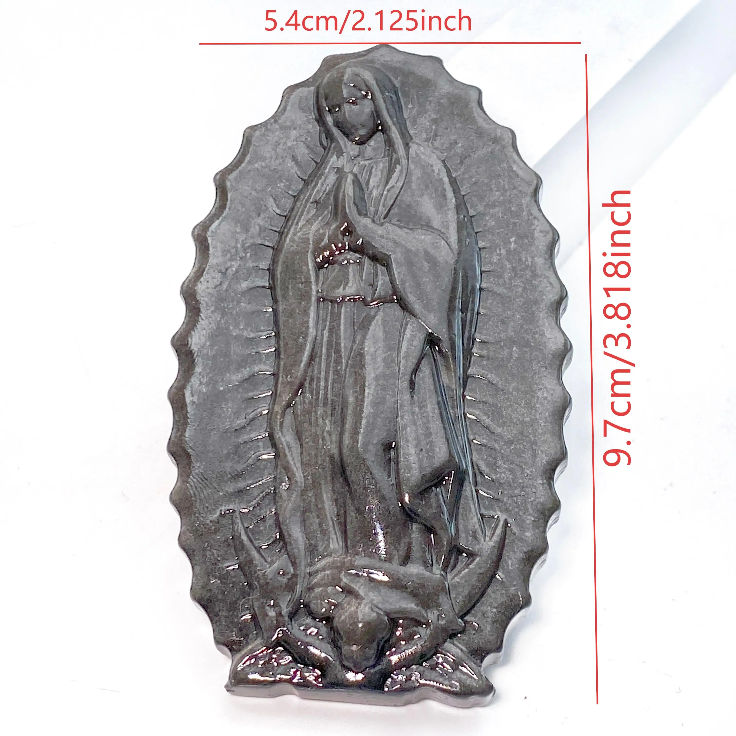 1PC Sliver Obsidian Goddess Ornament, Stone Collections, Excellent Gifts, Family And Friends Gift, Home Decoration, DIY Decorati