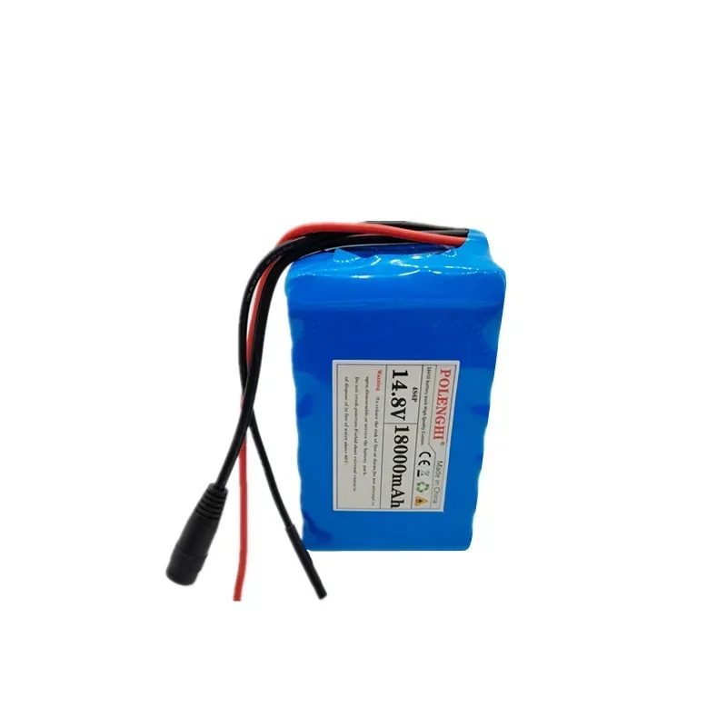 POLENGHI 4S6P 14.8V 18000-22000mAh 18650 بطارية ليثيوم قابلة للشحن مع شاحن BMS ذكي مدمج 16.8V 2A