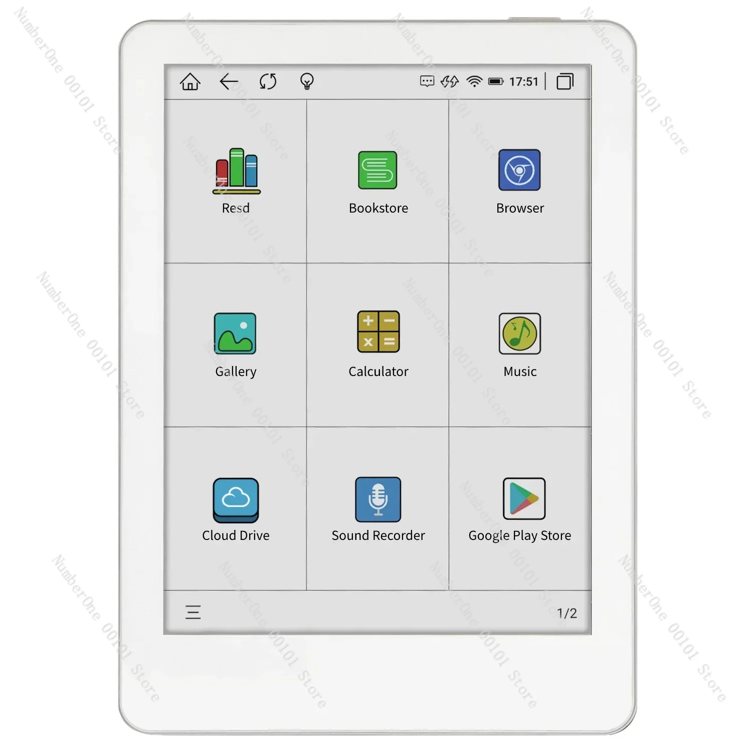 M6C Color E-reader Book 6