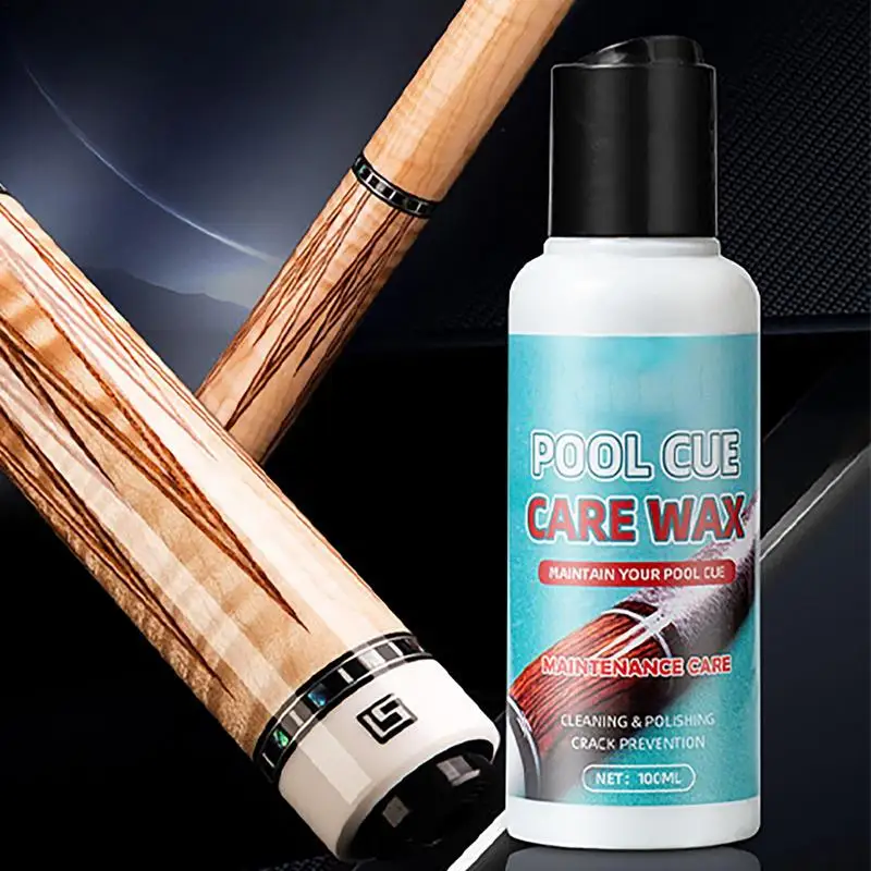 Billiard Cue Maintenance Oil Shaft Maintenance Wood Anti-Cracking Oil 100ml Long-Lasting Deep Moisturizing Billiards Accessories