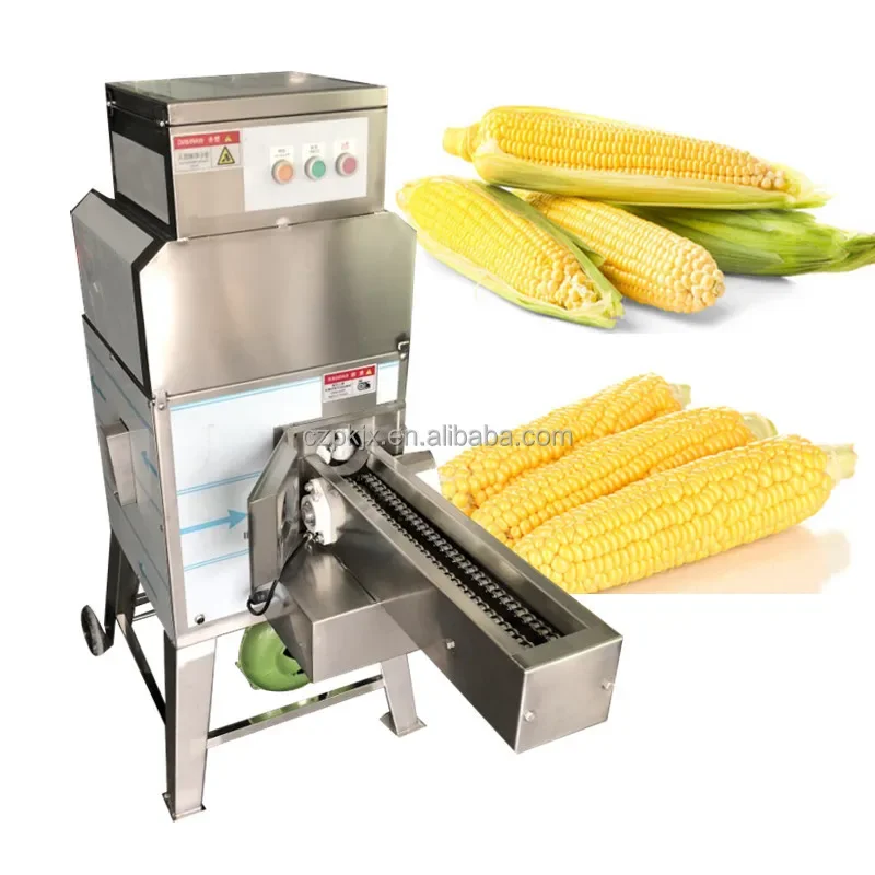 304 Stainless Steel Corn Kernel Removing Machine / Maize Thresher / Fresh Sweet Corn Thresher Machine