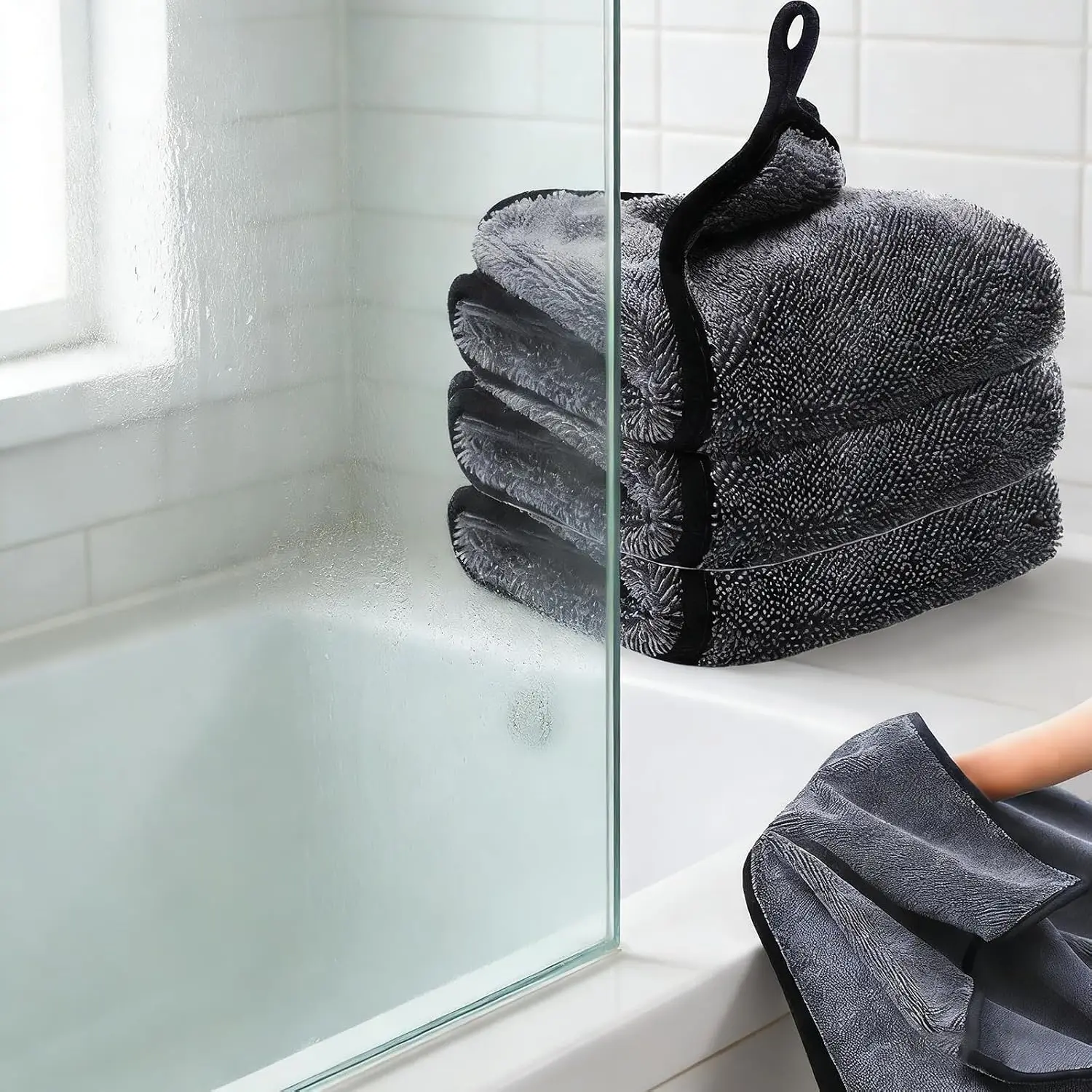 Car Washing Towel Microfiber Super Absorbent Fast Drying Cleaning Towels Detailing Twisted Cloth Car Wash Tool