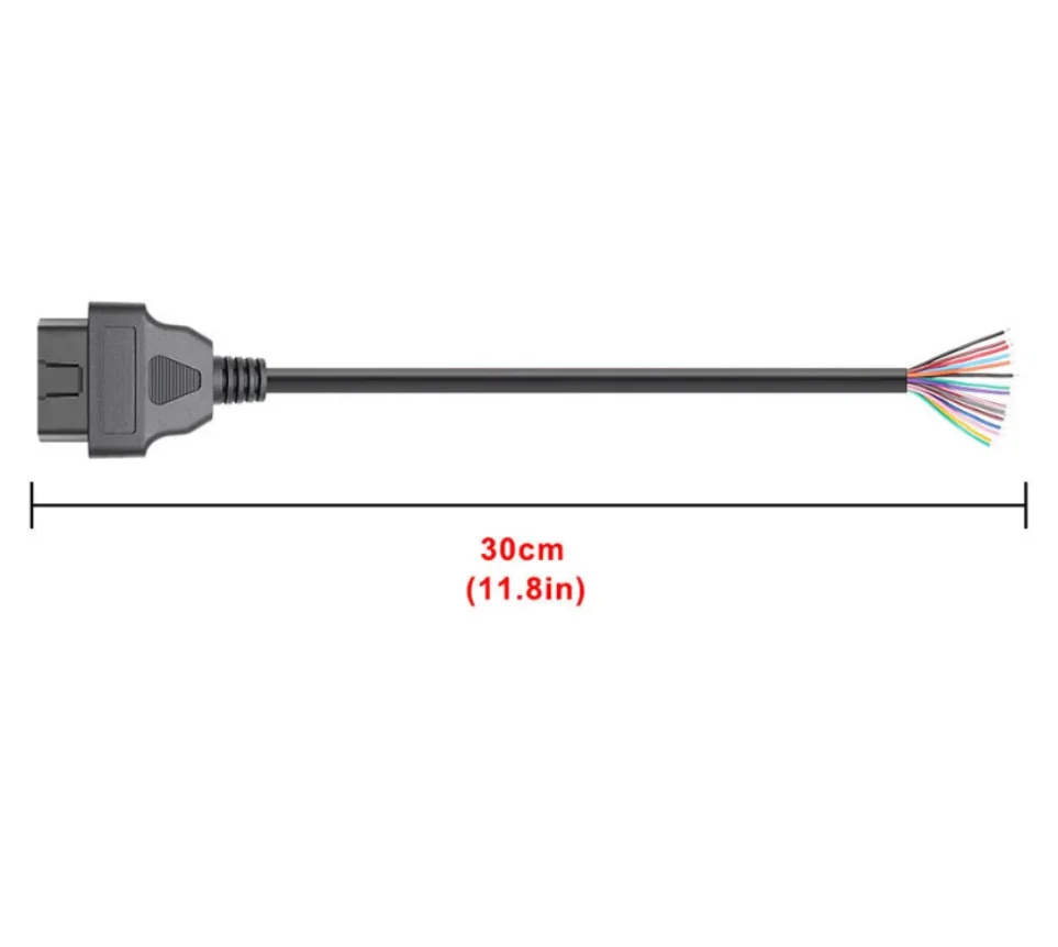 Obd2 16Pin ذكر موصل قابس أنثى تمديد فتح كابل أدوات السيارات واجهة التشخيص الماسح الضوئي obdii موصل كابل الذكور