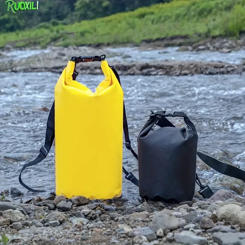 

5/10/15/20/30L Waterproof Dry Bag - Roll Top Waterproof Backpack Sack Keeps Gear Dry for Kayak with Waterproof Phone Case