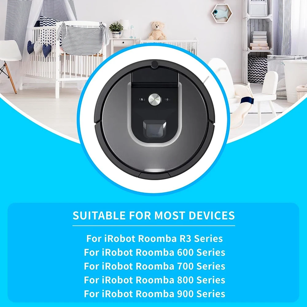 

14.4V 3300-6800mAh Replacement Battery for iRobot Roomba 600/700/800/900 Series, Grade A Cells for Safety