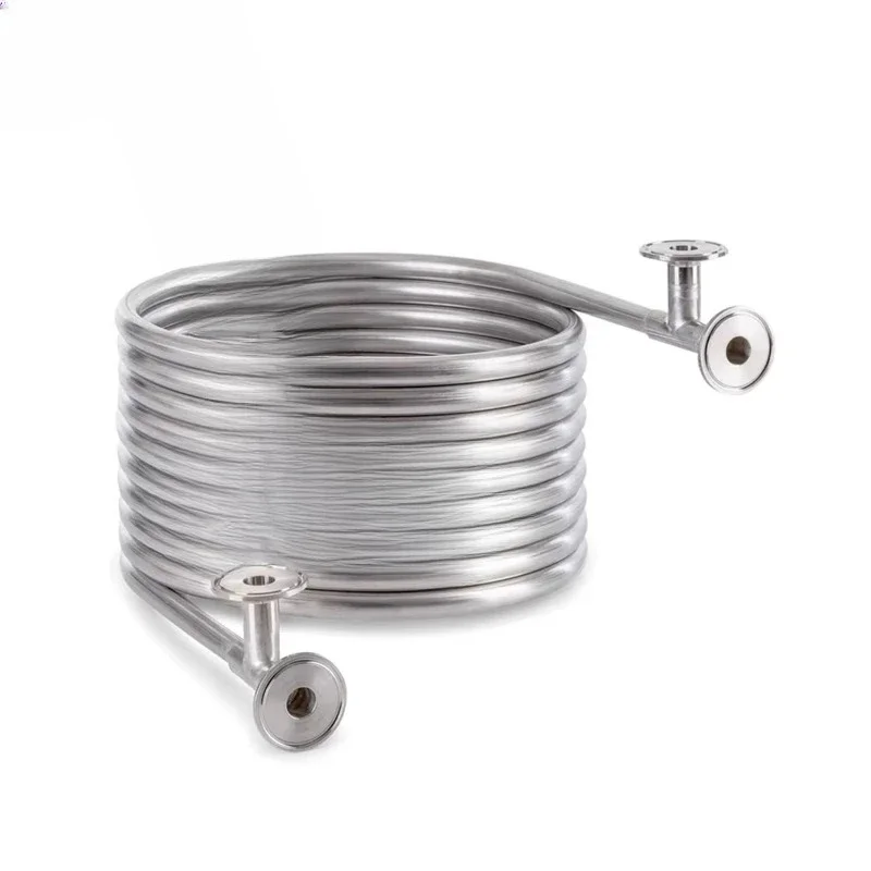 Chiller coil for better cooling of wort/countercurrent chillers