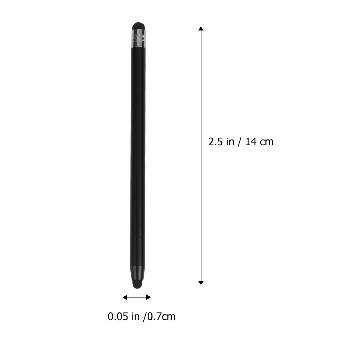2Pcs Capacitive Touch Screen Stylus Pens for Phones and Tablets Lightweight Double End Portable Design