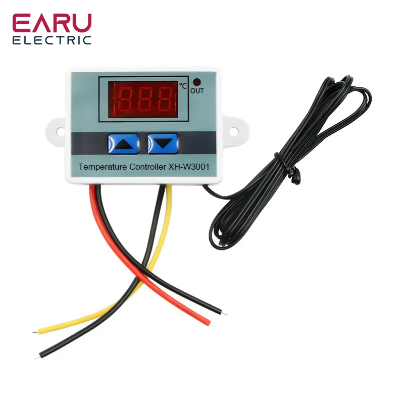 XH-W3001 10A 12V 24V 110V 220V LED Digital Thermostat Temperature Controller Thermoregulator Thermometer Temp Control Regulator