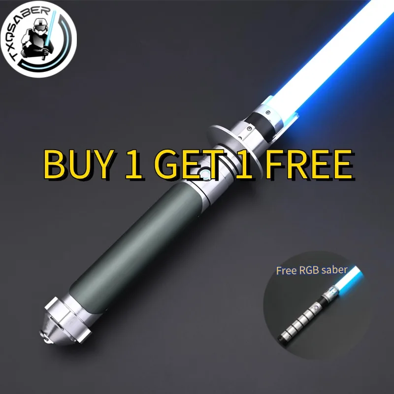 TXQSABER Kanan Jarrus SE Lightsaber Heavy Dueling  Color Changing Metal Hilt Smooth Swing Blaster Jedi Cosplay Sword Toys